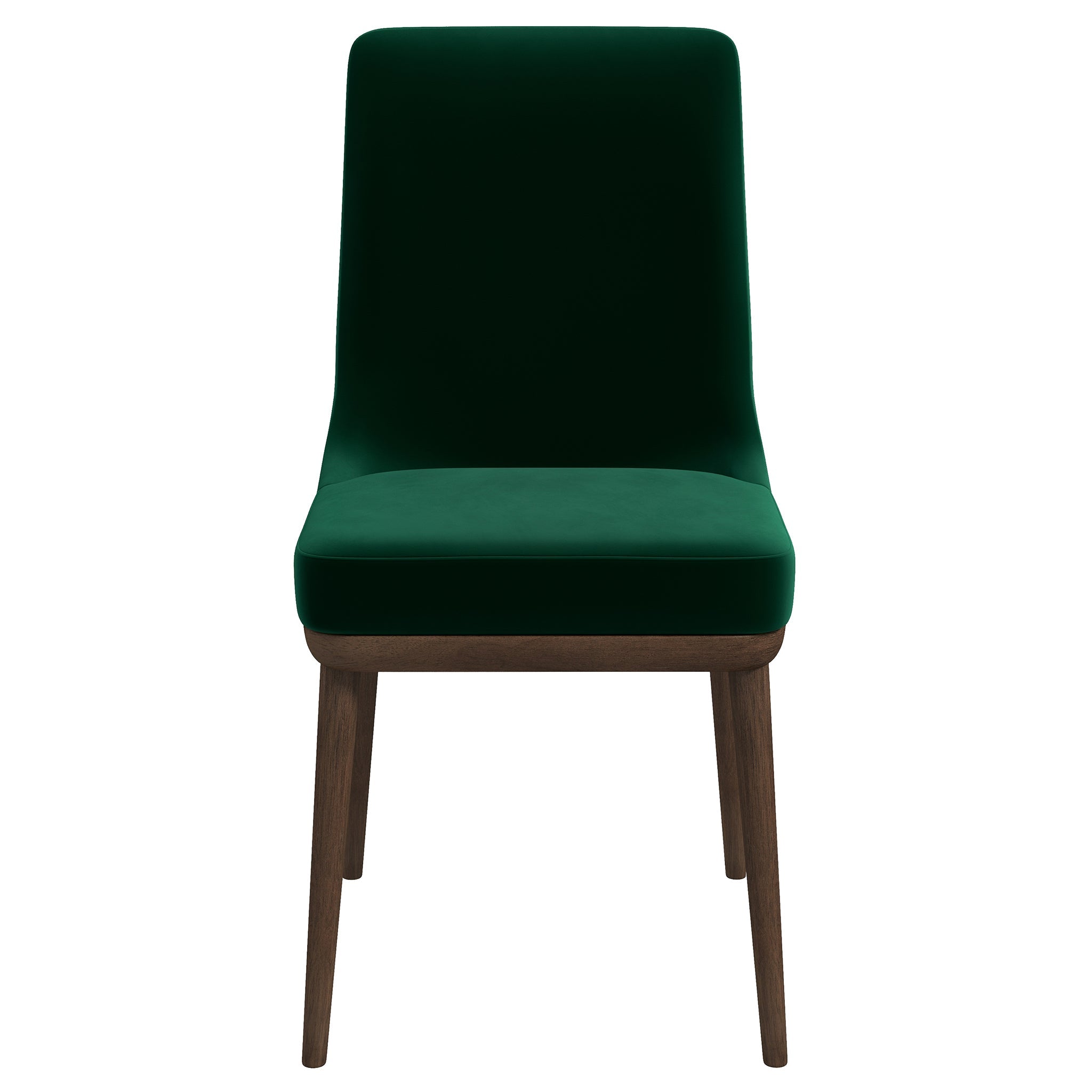 Kate  Green Velvet Solid Wood Dining Chair (Set Of 2) - DCH00400703