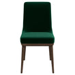 Kate  Green Velvet Solid Wood Dining Chair (Set Of 2) - DCH00400703