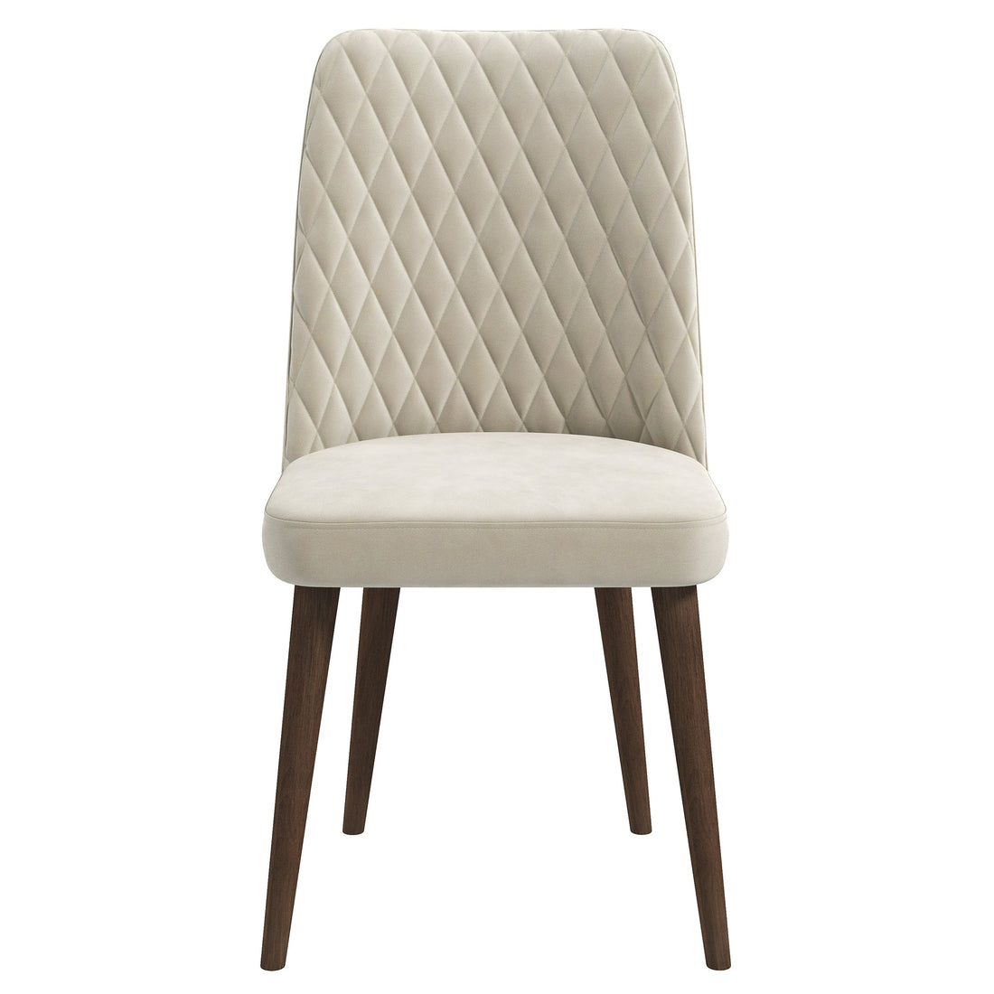 Katie Beige Velvet Dining Chair (Set Of 2) - DCH01701001