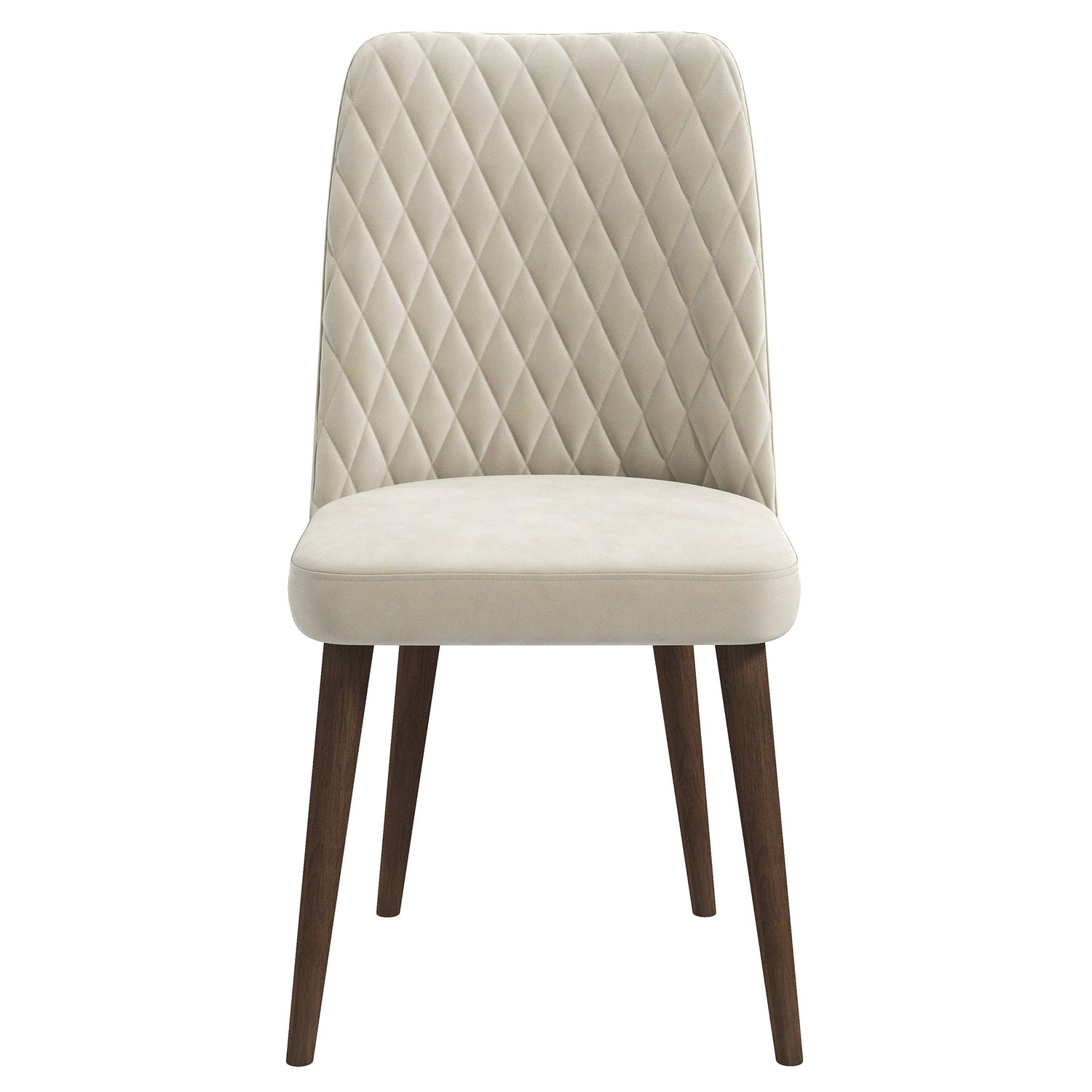 Katie Beige Velvet Dining Chair (Set Of 2) - DCH01701001