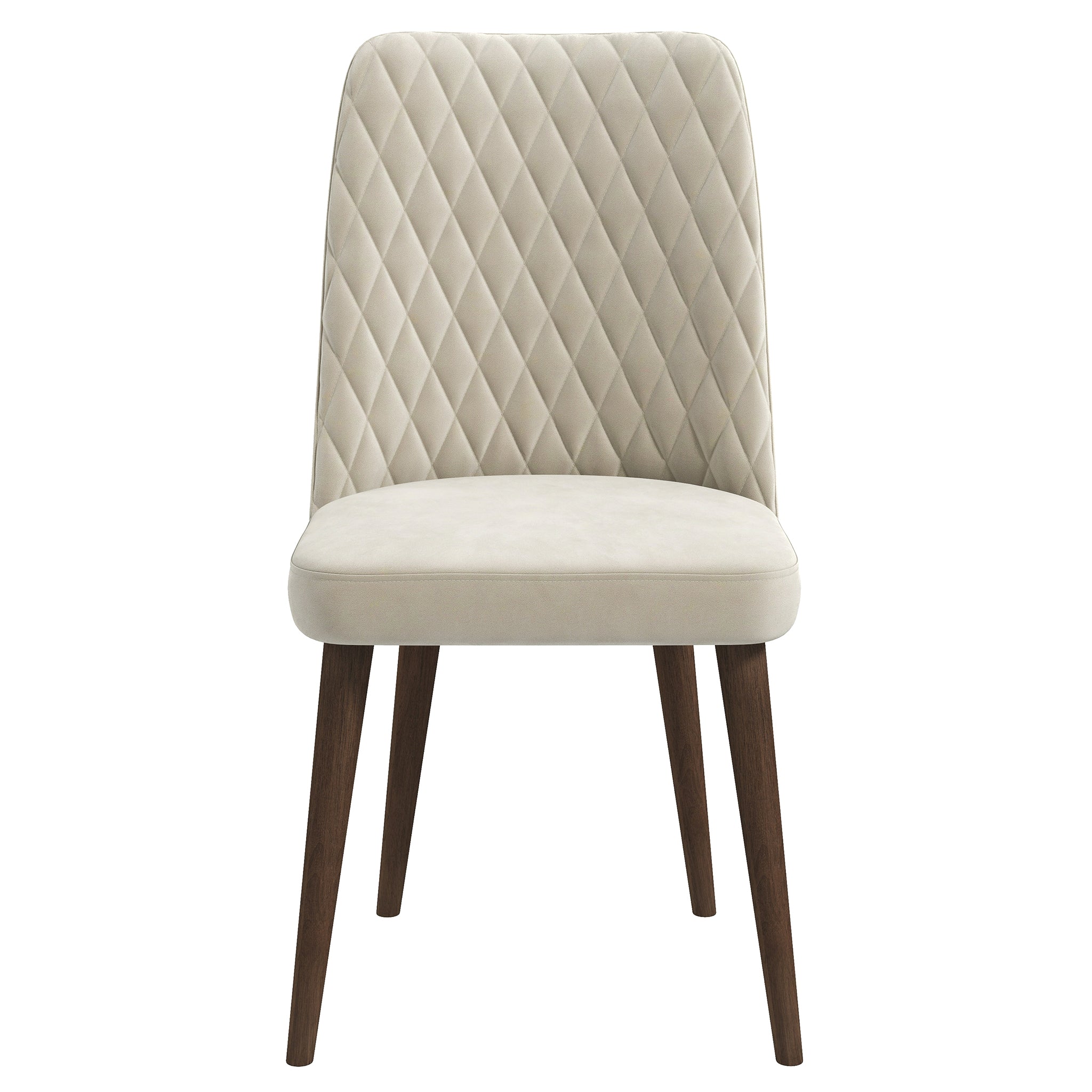 Katie Beige Velvet Dining Chair (Set Of 2) - DCH01701001