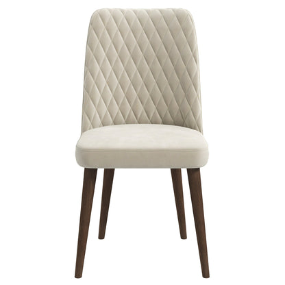 Katie Beige Velvet Dining Chair (Set Of 2) - DCH01701001