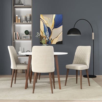 Katie Beige Velvet Dining Chair (Set Of 2) - DCH01701001
