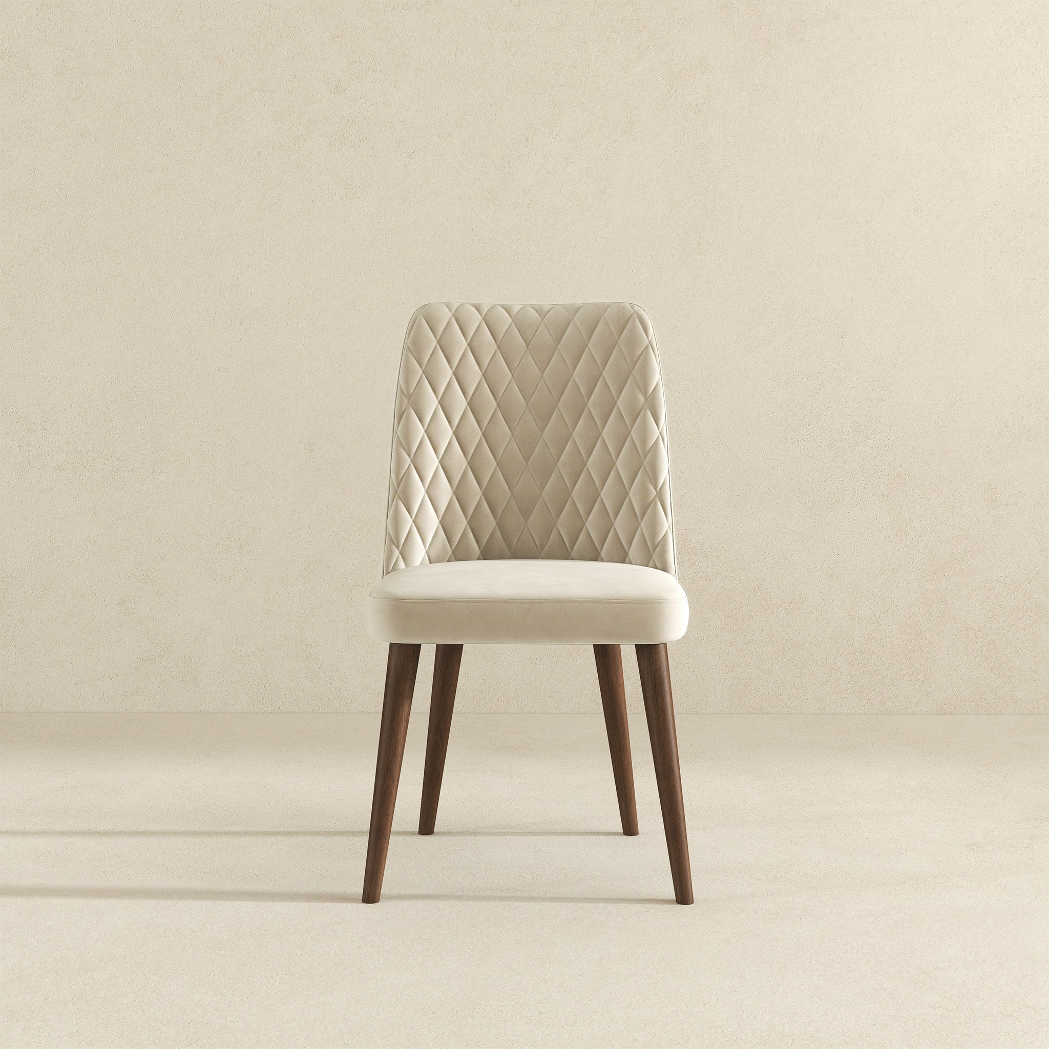 Katie Beige Velvet Dining Chair (Set Of 2) - DCH01701001