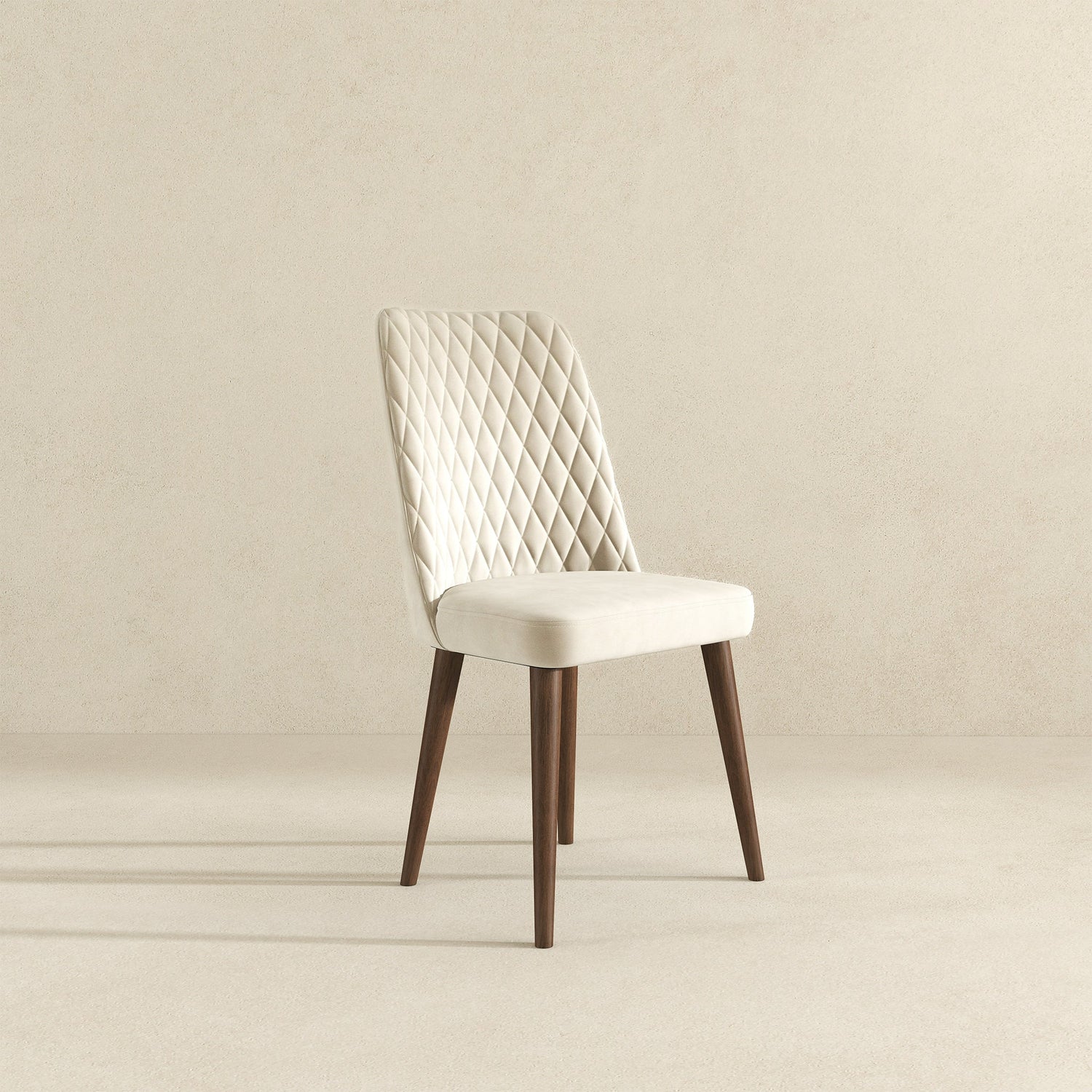 Katie Beige Velvet Dining Chair (Set Of 2) - DCH01701001