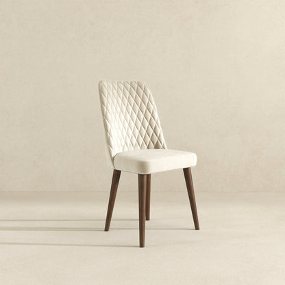 Katie Beige Velvet Dining Chair (Set Of 2) - DCH01701001