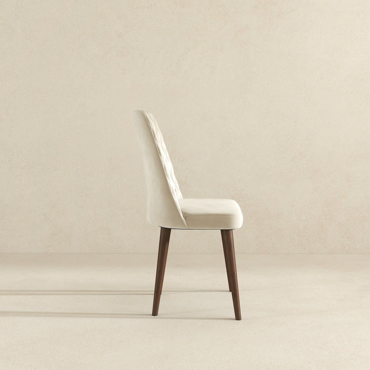 Katie Beige Velvet Dining Chair (Set Of 2) - DCH01701001