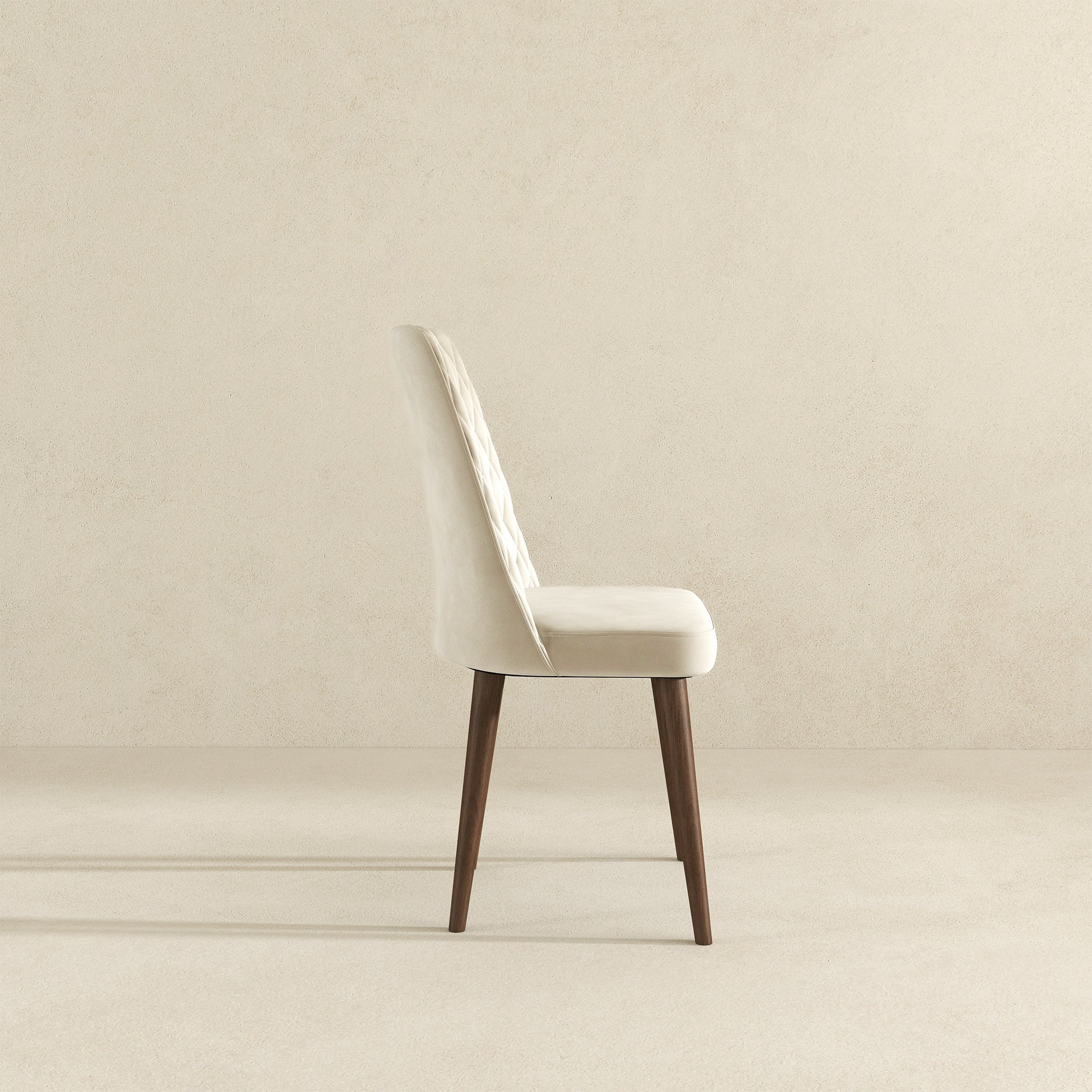 Katie Beige Velvet Dining Chair (Set Of 2) - DCH01701001