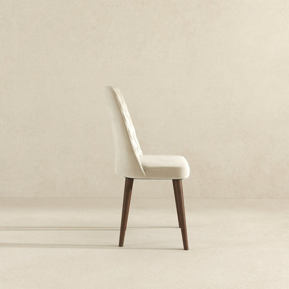 Katie Beige Velvet Dining Chair (Set Of 2) - DCH01701001
