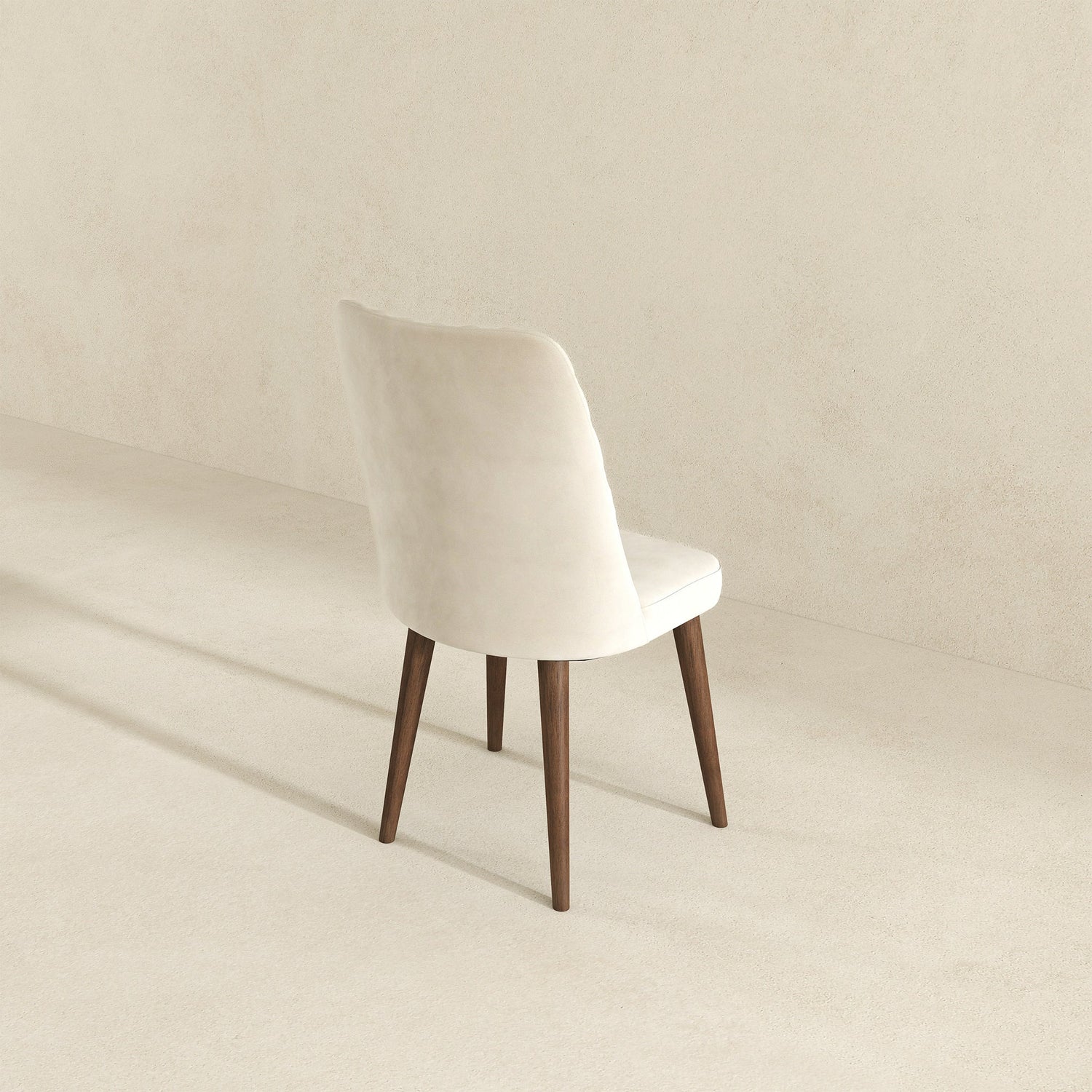 Katie Beige Velvet Dining Chair (Set Of 2) - DCH01701001