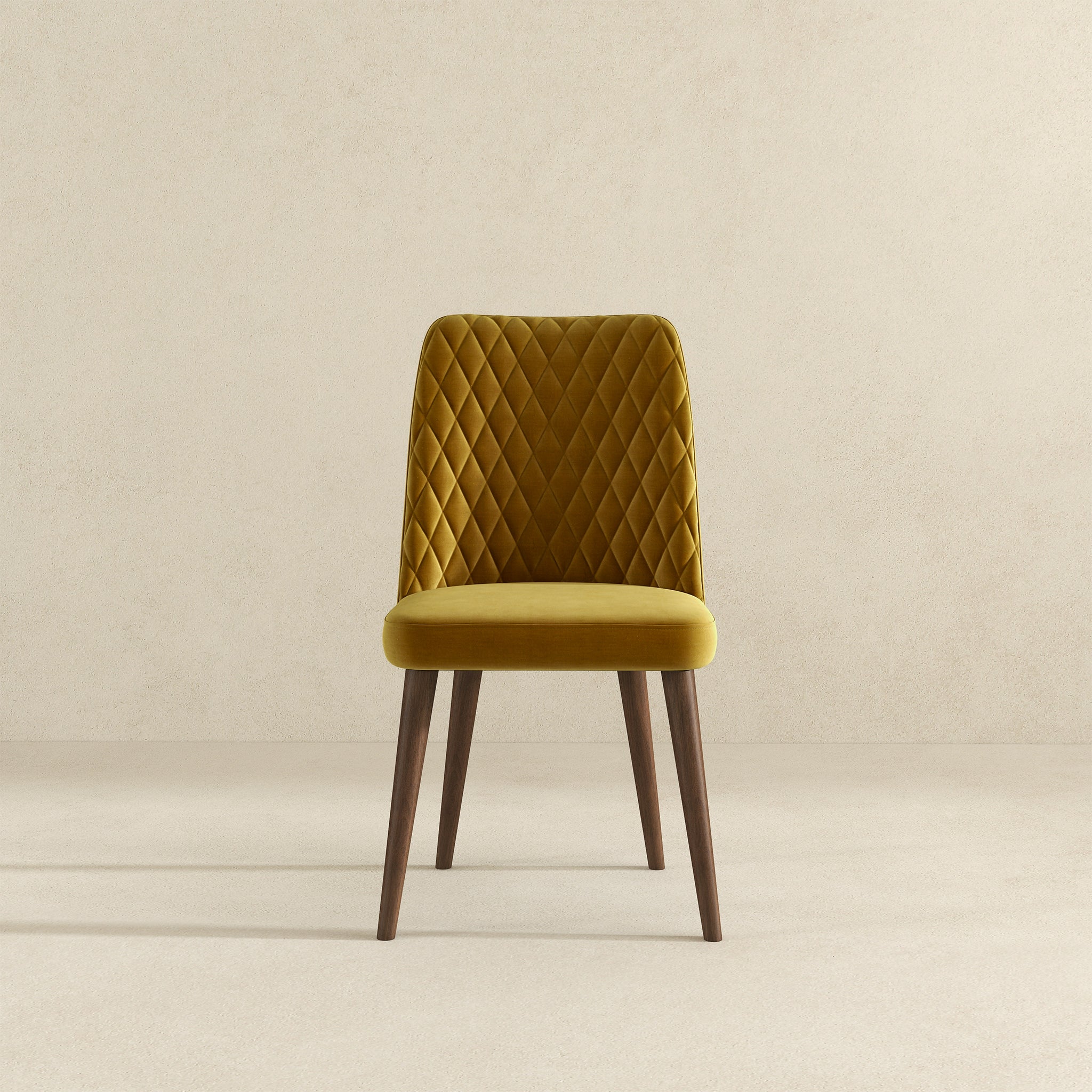 Katie  Gold Velvet Dining Chair (Set Of 2) - DCH01701003