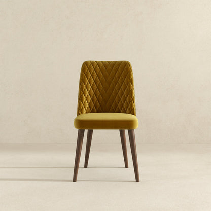Katie  Gold Velvet Dining Chair (Set Of 2) - DCH01701003