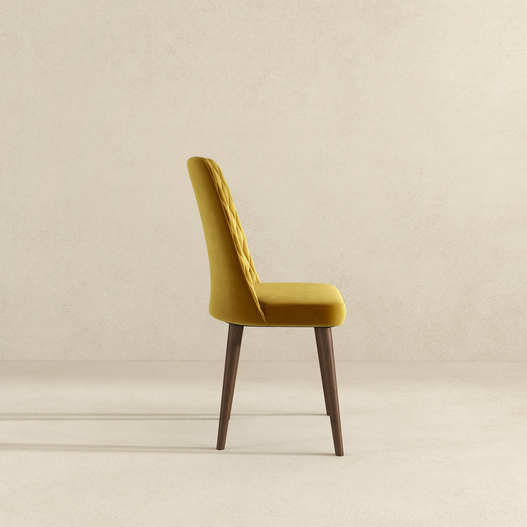 Katie  Gold Velvet Dining Chair (Set Of 2) - DCH01701003