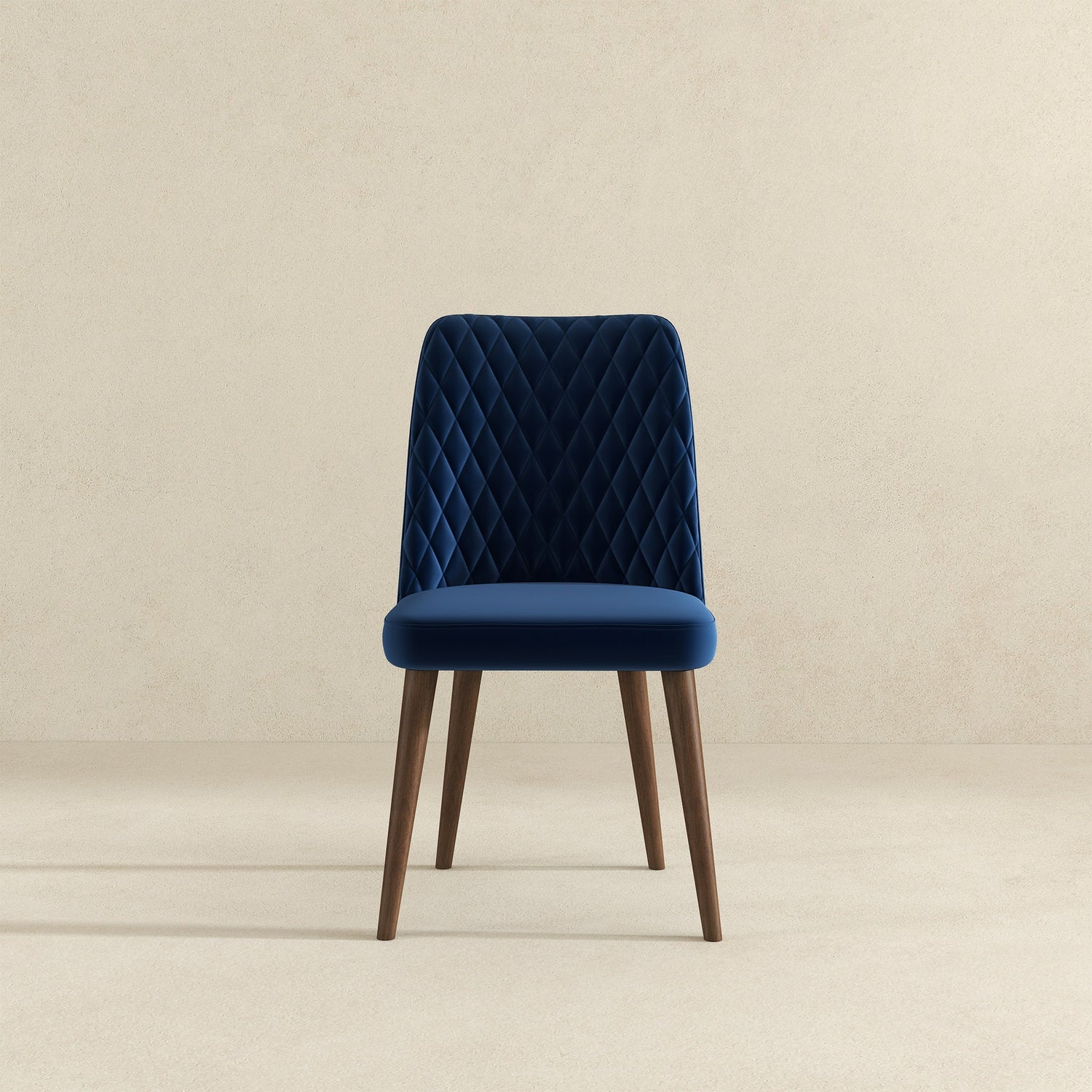 Katie  Navy Blue Velvet Dining Chair (Set Of 2) - DCH01701004