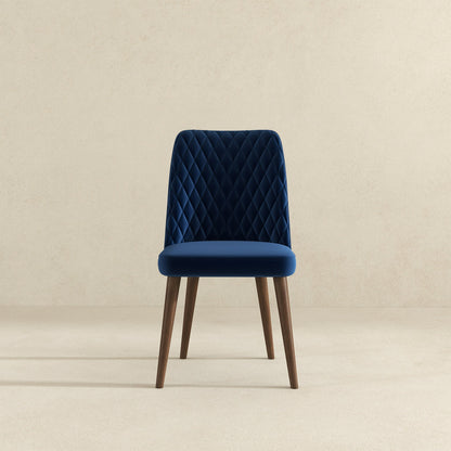 Katie  Navy Blue Velvet Dining Chair (Set Of 2) - DCH01701004