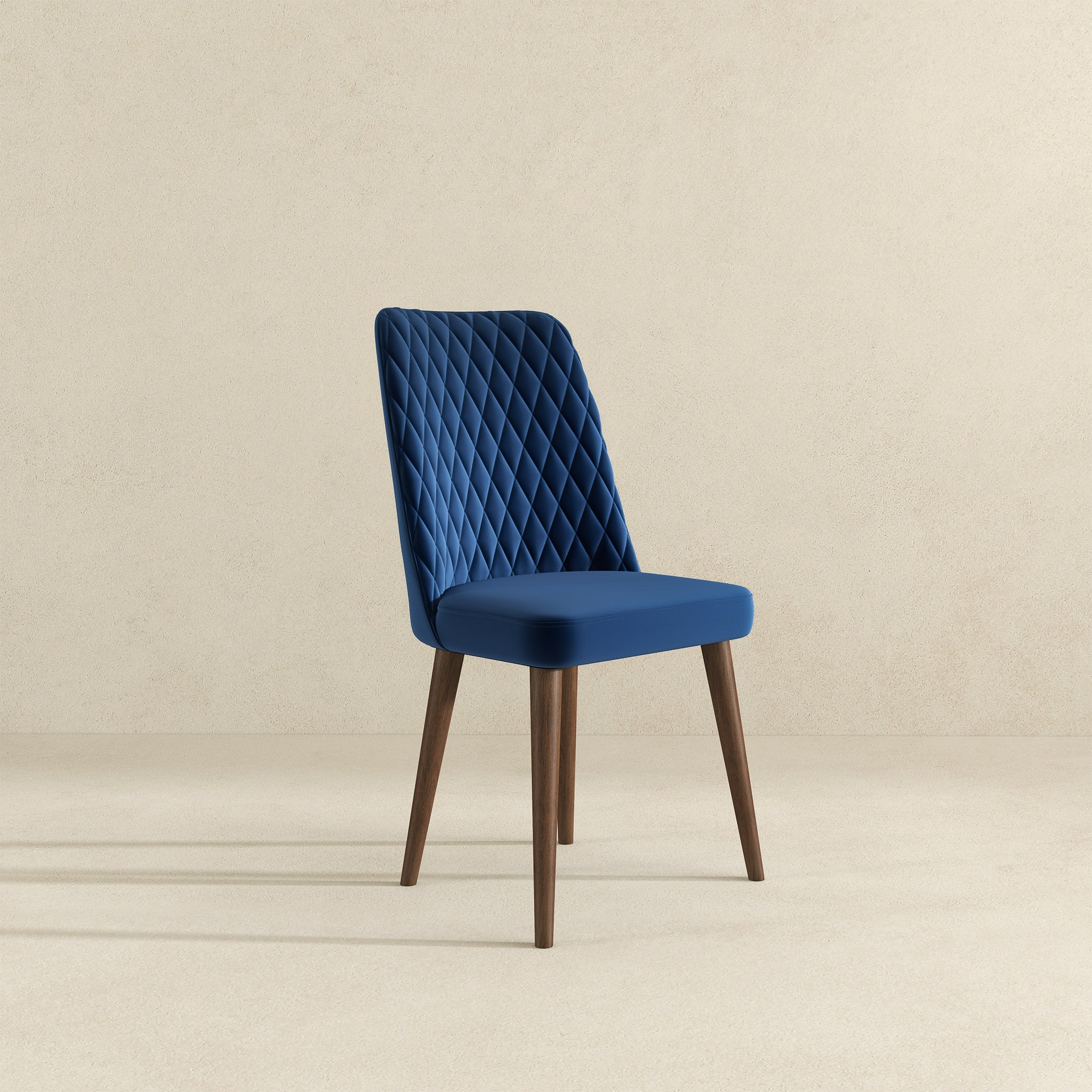 Katie  Navy Blue Velvet Dining Chair (Set Of 2) - DCH01701004