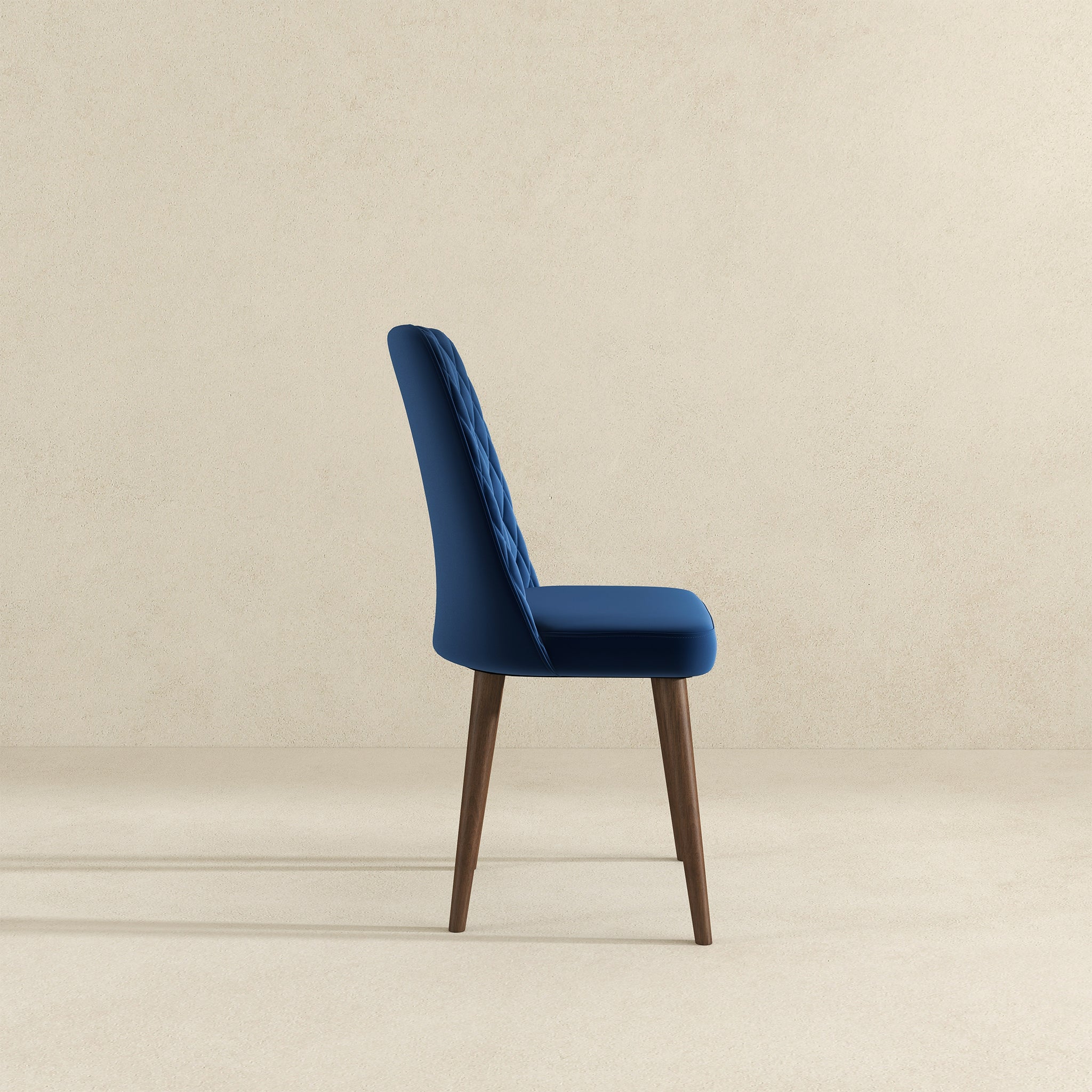 Katie  Navy Blue Velvet Dining Chair (Set Of 2) - DCH01701004