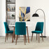 Katie  Teal Velvet Dining Chair (Set Of 2) - DCH01701005