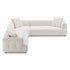 Kaynes Ivory Boucle Corner Sofa - CSC03101201