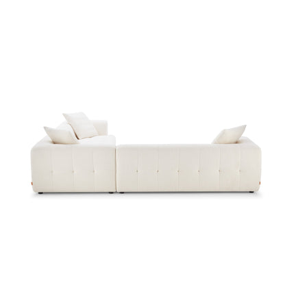 Kaynes Ivory Boucle Corner Sofa - CSC03101201