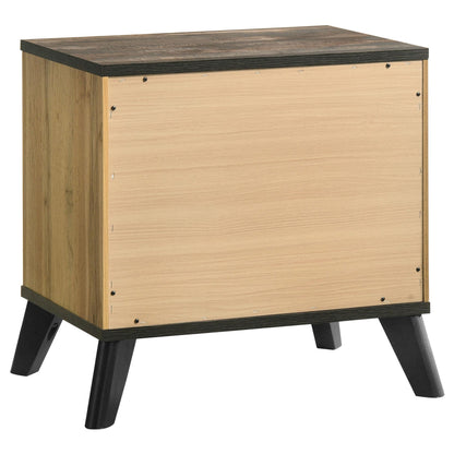 Kaywood 2-drawer Nightstand Bedside Table Natural Pine - 225002