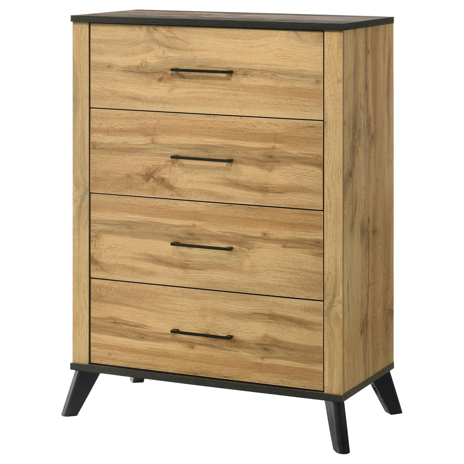Kaywood 4-drawer Bedroom Chest of Drawers Natural Pine - 225005
