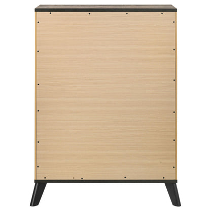 Kaywood 4-drawer Bedroom Chest of Drawers Natural Pine - 225005