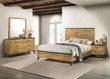 Kaywood 4-piece Eastern King Bedroom Set Natural Pine - 225001KE-S4