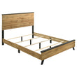 Kaywood 51-inch Eastern King Panel Bed Natural Pine - 225001KE