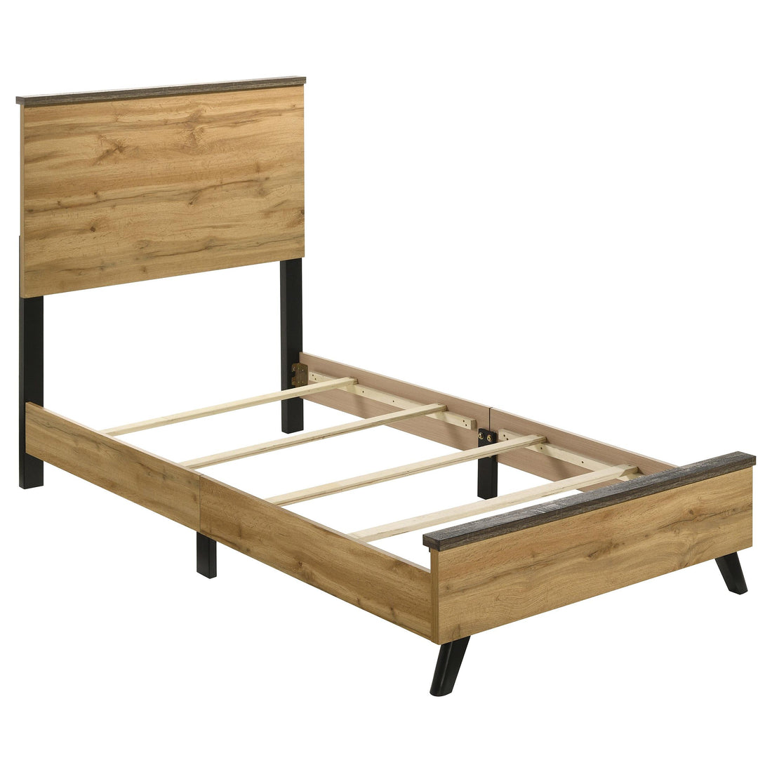 Kaywood 51-inch Twin Panel Bed Natural Pine - 225001T