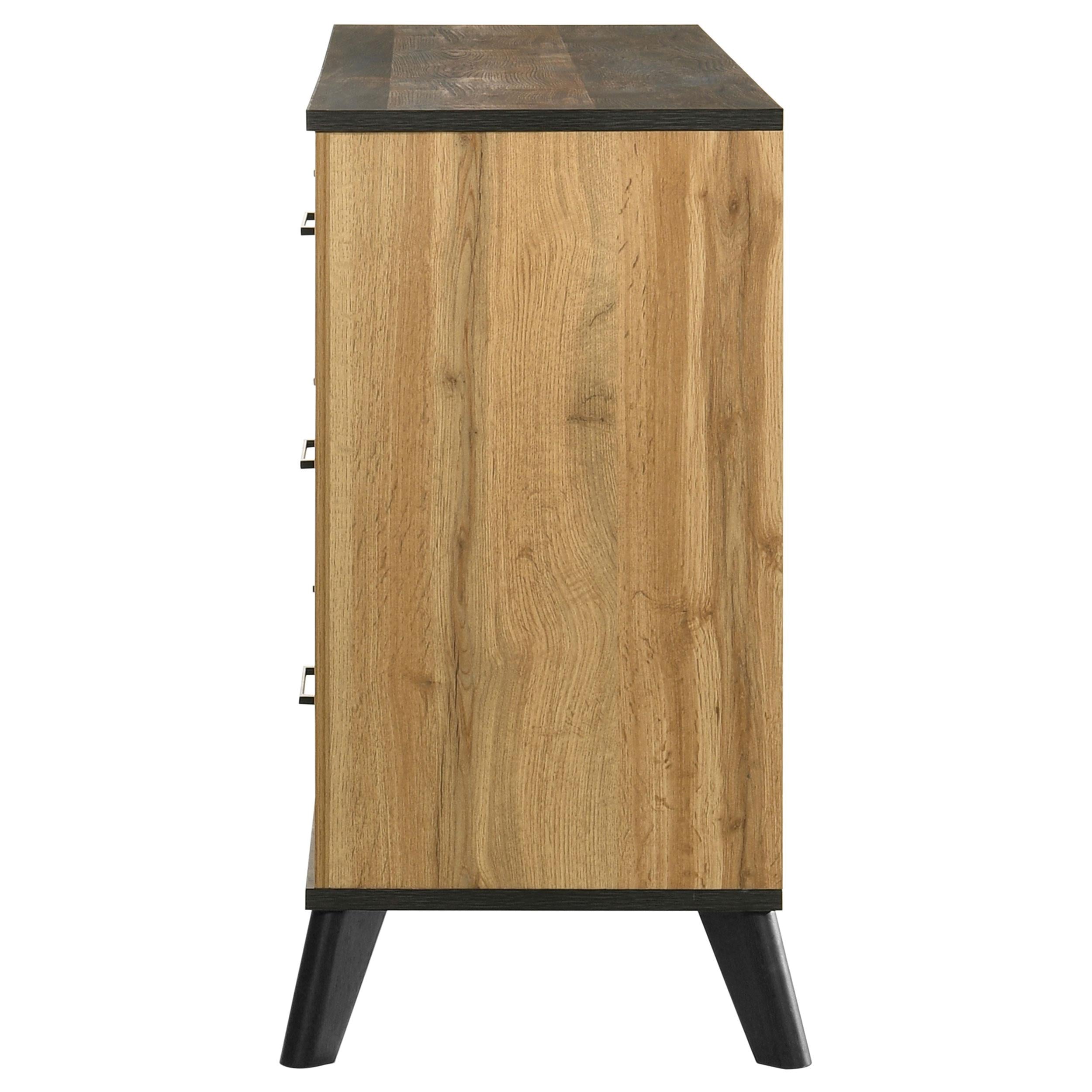 Kaywood 6-drawer Dresser Cabinet Natural Pine - 225003