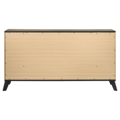 Kaywood 6-drawer Dresser Cabinet Natural Pine - 225003