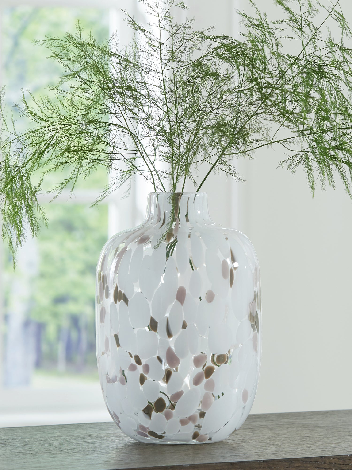 Keelton White/Taupe/Pink Vase - A2000759