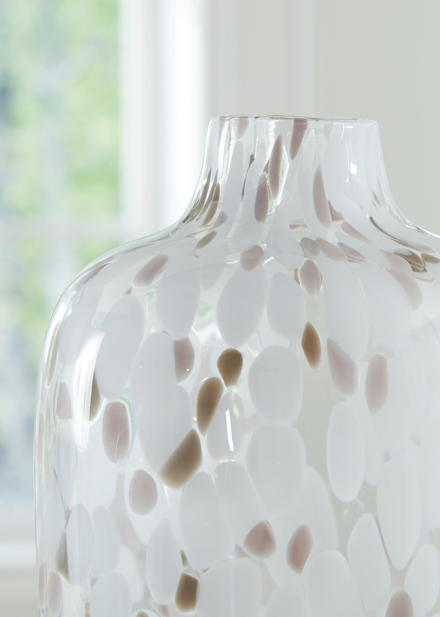 Keelton White/Taupe/Pink Vase - A2000760