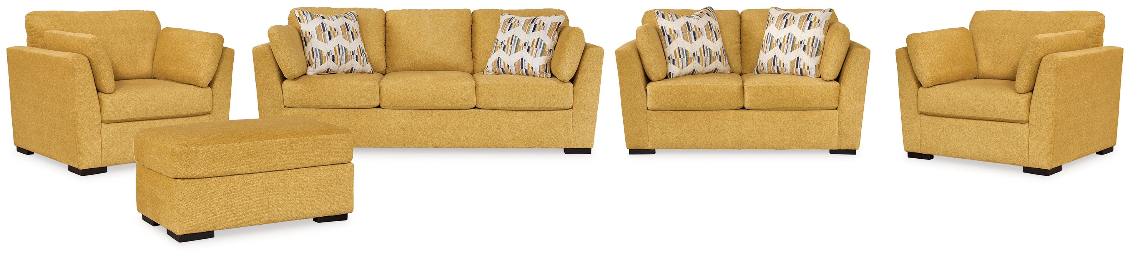 Keerwick  Sofa, Loveseat, Ottoman and 2 Chairs - 67506U5
