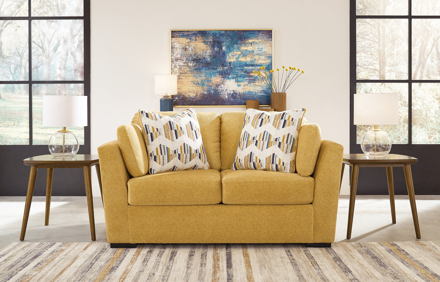 Keerwick  Sofa, Loveseat, Ottoman and 2 Chairs - 67506U5