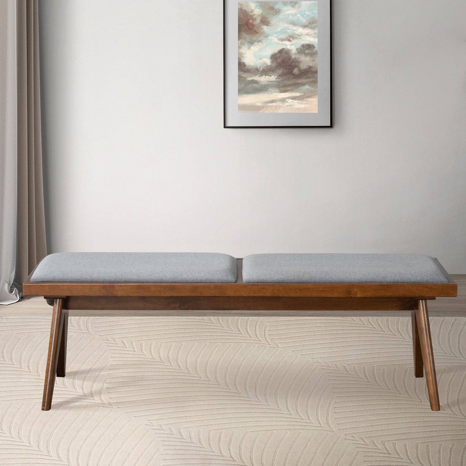 Keira Bench (Grey Fabric) - BEN00800802