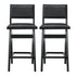 Keira Black PU Bar Stool (Set of 2) - STL00801101