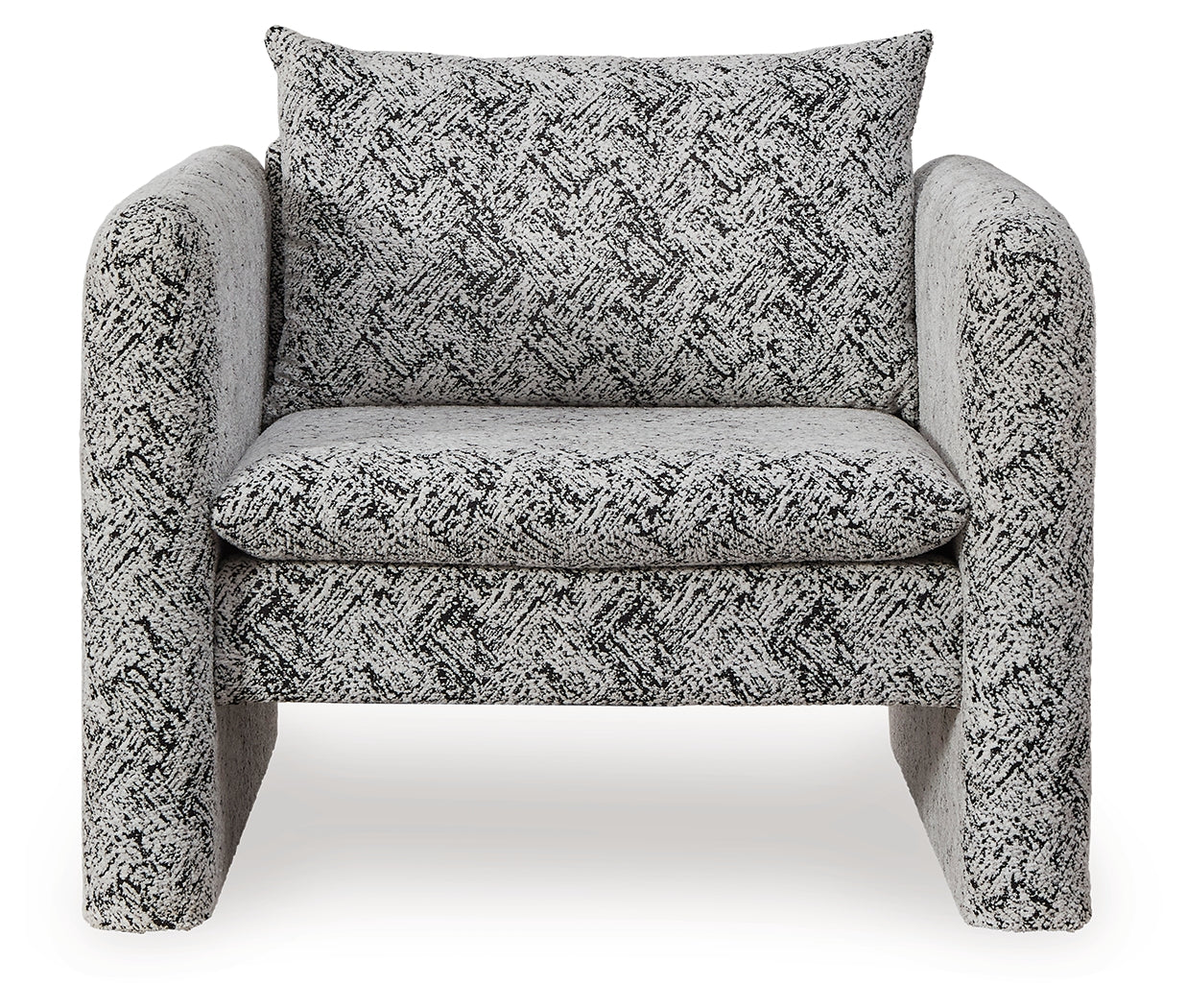 Kenbell Black/White Accent Chair - A3000705