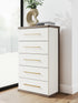 Kendanport Brown/White Chest of Drawers - PCB1108-46