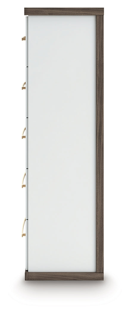 Kendanport Brown/White Chest of Drawers - PCB1108-46
