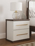 Kendanport Brown/White Nightstand - PCB1108-92