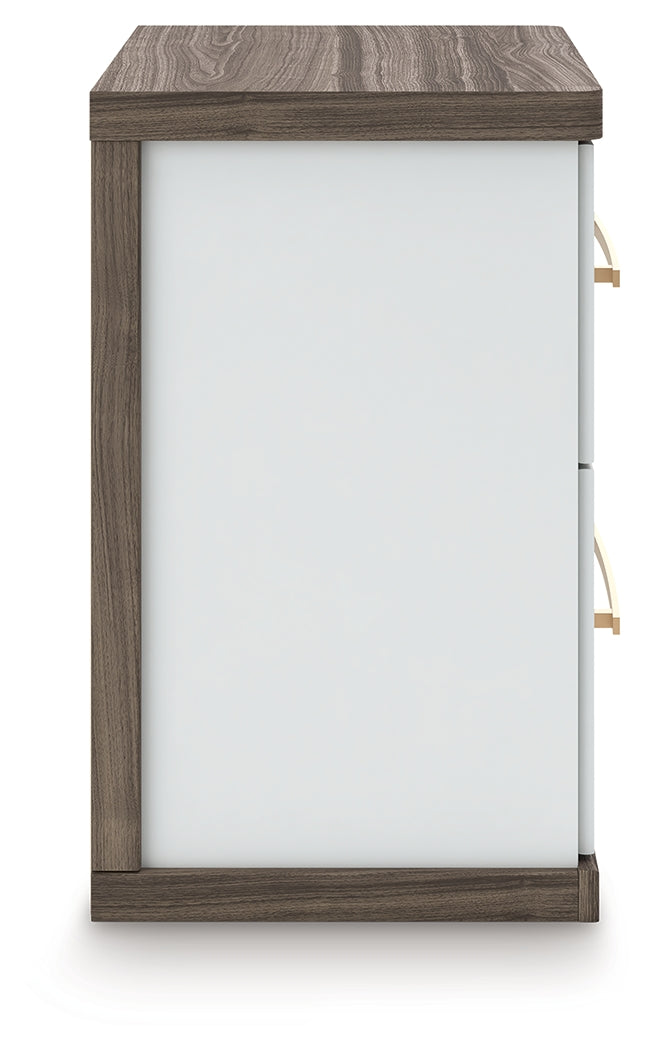 Kendanport King Platform Bed, Dresser, Mirror and Nightstand - PCB1108B12