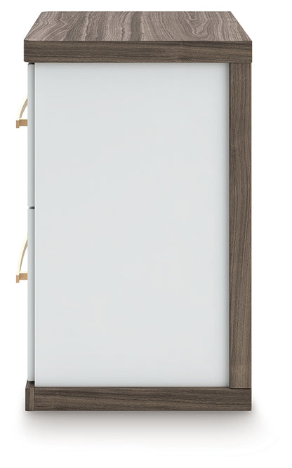 Kendanport King Platform Bed, Dresser, Mirror and Nightstand - PCB1108B12