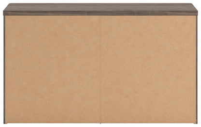 Kendanport White/Brown King Upholstered Bed, Dresser and Nightstand - PCB1108B11