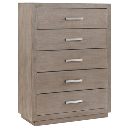 Kenora 5-drawer Bedroom Chest Barley Brown - 224855