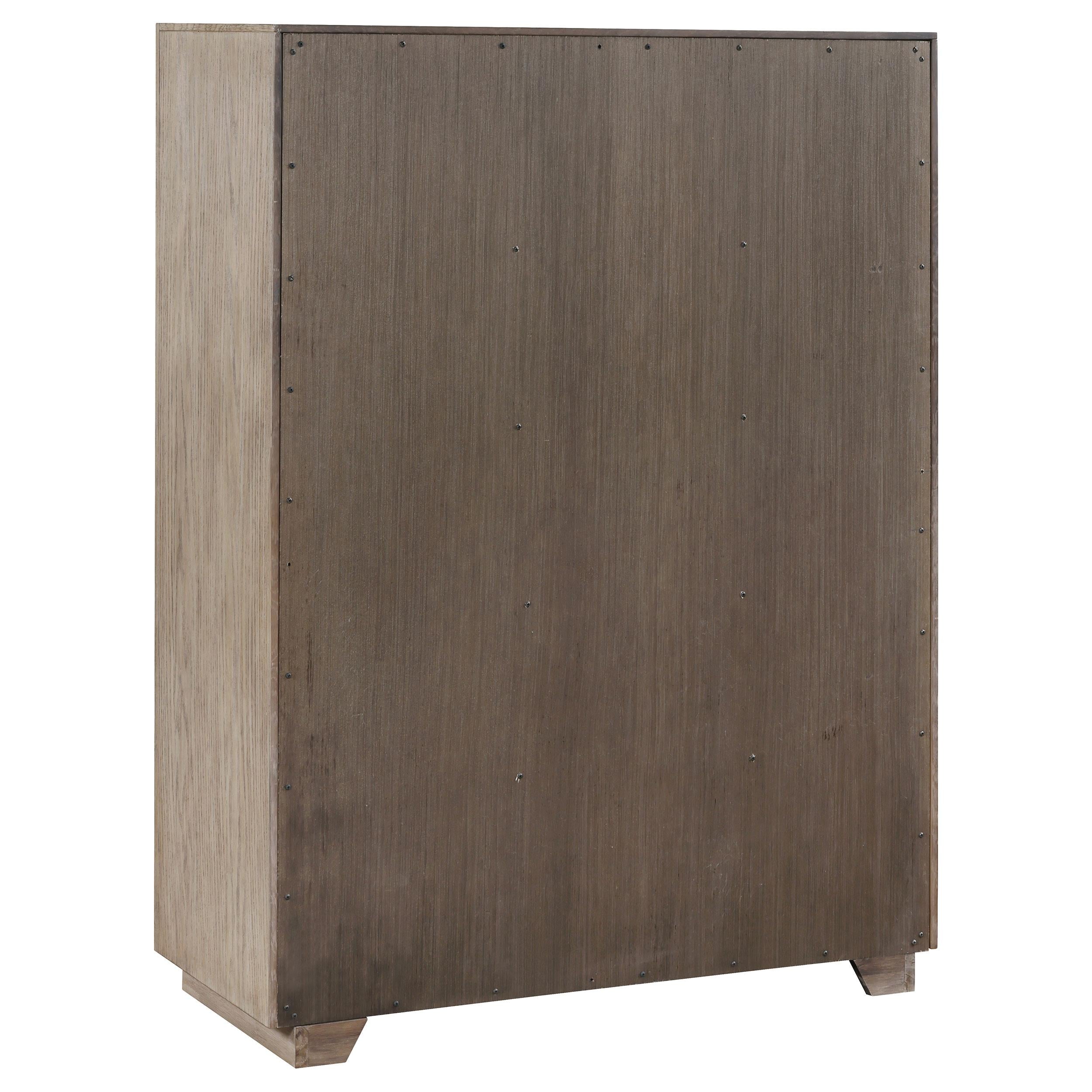Kenora 5-drawer Bedroom Chest Barley Brown - 224855