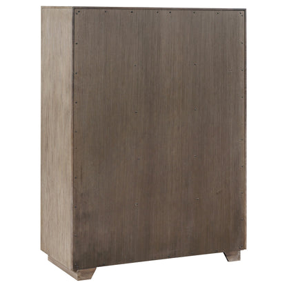 Kenora 5-drawer Bedroom Chest Barley Brown - 224855
