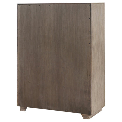 Kenora 5-drawer Bedroom Chest Barley Brown - 224855