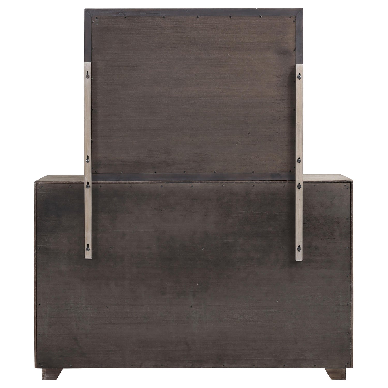 Kenora 6-drawer Dresser and Mirror Barley Brown - 224853M